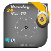 Screen Lock Analog Clock icon
