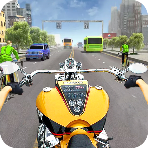 Motorcycle Traffic 3D icon