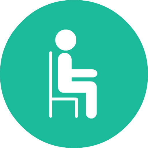 Right Sitting Posture At Work icon