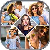 دمج الصور مع بعض بدون نت أيقونة