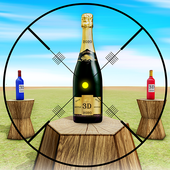 Flip Bottle Shooting Games icon