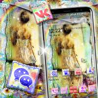 Girl Painting Launcher Theme on 9Apps