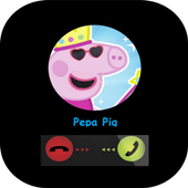 fake pepa call pig icon