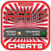 Cheats For FIFA 17 Hack Joke App - Prank! icon