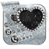 Diamond Love Glitter Theme on 9Apps