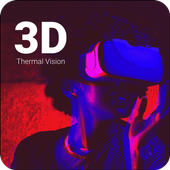 Thermal funny camera prank icon