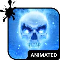 Ice Skull Animated Keyboard   Live Wallpaper on 9Apps