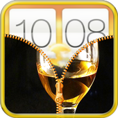 Glass Zip Screen Lock icon