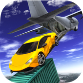 Skydiving Car Racer-Impossible Car Stunts Games 3D icon
