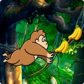 Jungle Banana Monkey Kong icon