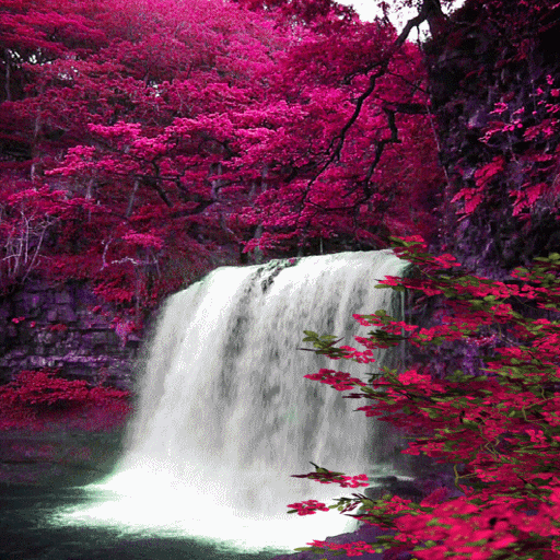Waterfall View Beauty LWP icon