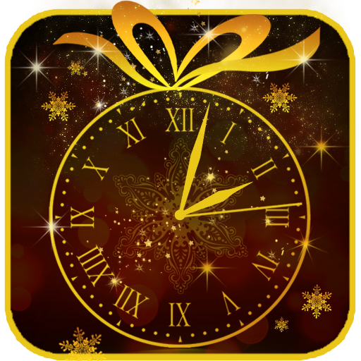 Gold Clock Live Wallpaper icon