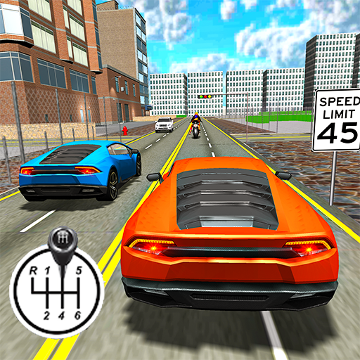 car driving games simulator 3d icon