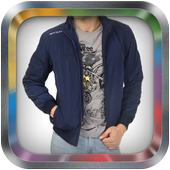 Man in T-Shirt Photo Suit أيقونة