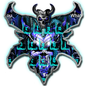 Blue Dragon Skull Keyboard Theme icon