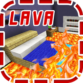 New Floor is Lava Mini-game. Map for MCPE icon