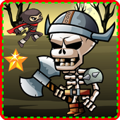 Super Ninja Run VS Monster. icon