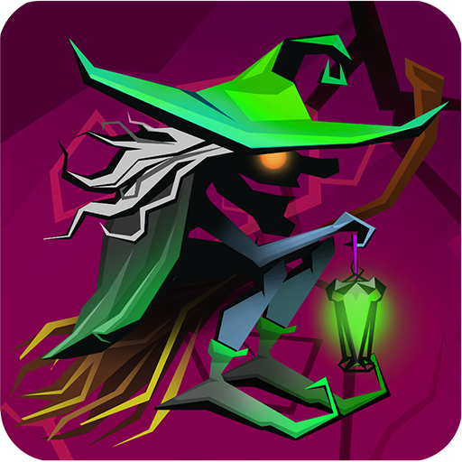 Halloween: catch the witch icon