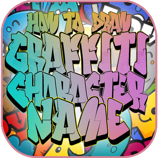 How To Draw Graffiti Character Name - Step by Step icon