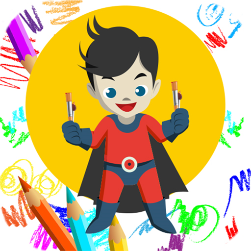 Super Heroes Coloring icon