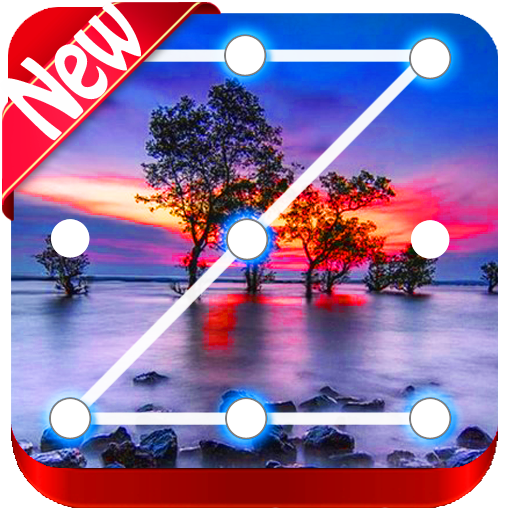 Sunset lock screen pattern passcode pin 2018 free icon