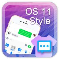 OS 11 style for Handcent Next SMS on 9Apps