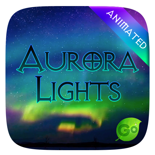 ikon Aurora Lights GO Keyboard Animated Theme