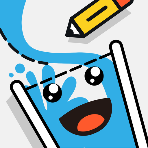 Happy Water - Draw Lines Fill the Glass icon