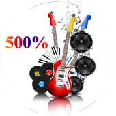 500% high volume booster and controls phone volume on 9Apps