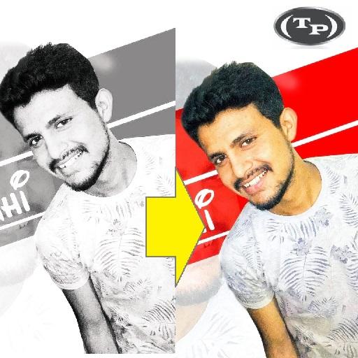 Black and White to Color Image icon