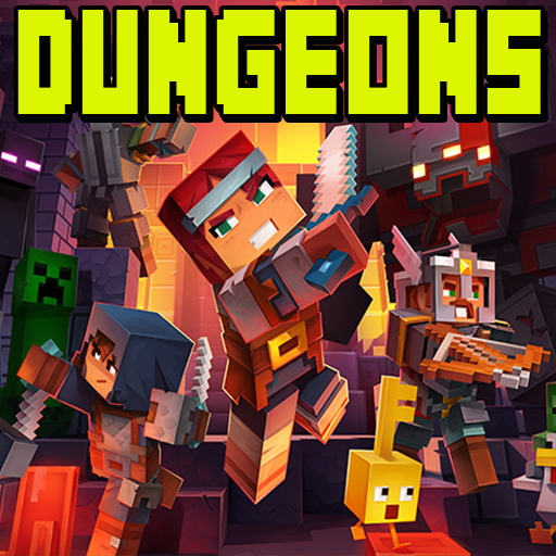 DUNGEONS— Minecraft MMO Map for Minecraft PE icon