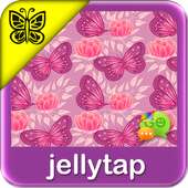 Pink Butterfly Go SMS Theme on 9Apps