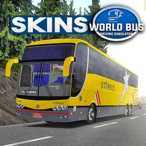 Skins World Bus Driving Simula icon