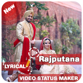 Rajputana Photo Lyrical Video Status Maker icon