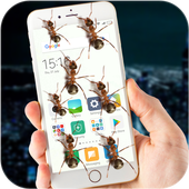 Ants On Screen Funny Joke icon