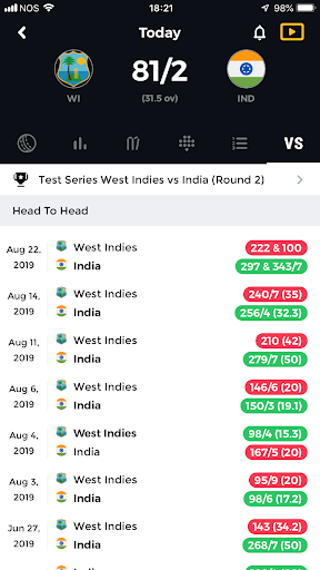 SkyScore - Live Scores and Sports News screenshot 4