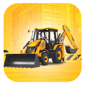 Backhoe Loader Working Machine icon