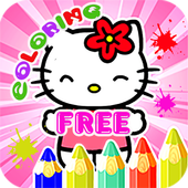 Kidss Coloring Book For Kitty Cat icon