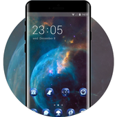 Space galaxy theme interstellar icon