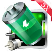 5X Fast Charging＆Battery Saver icon