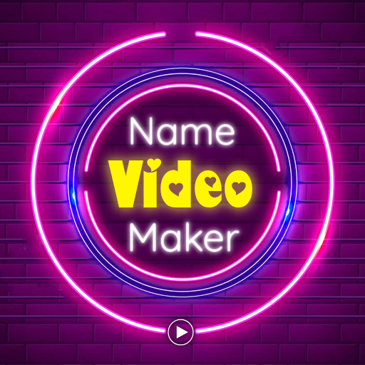 Name video maker with music icon