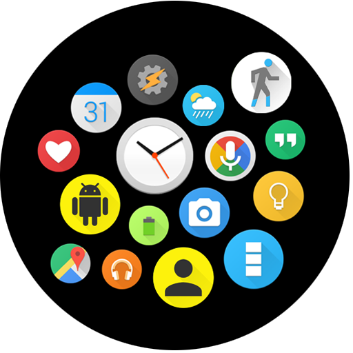 Bubble Cloud Wear OS Launcher icon
