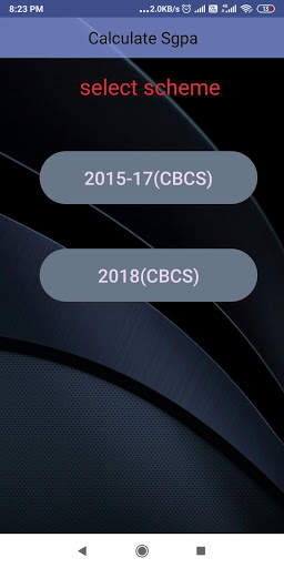 VTU(CBCS) SGPA CGPA CALCULATOR screenshot 2