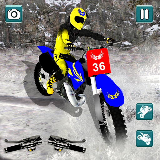 Snow Bike Motocross Racing - Mountain Driving icon