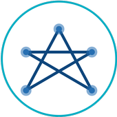 One Stroke One Color-Connect line with dots puzzle icon