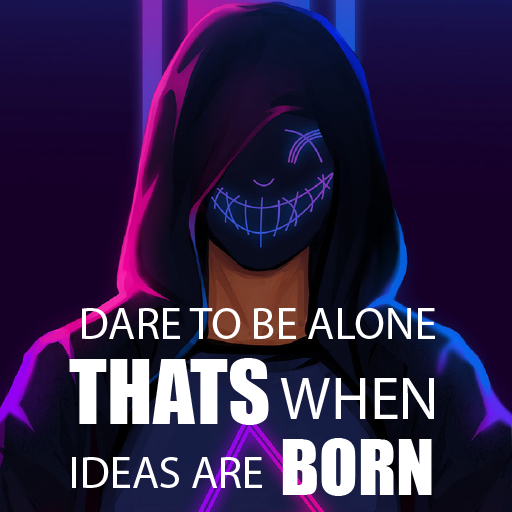 🔥Anonymous Attitude Quotes| Wallpaper|Cool Status icon