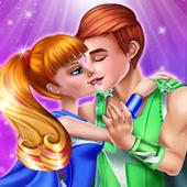 College Couple Kissing - Romantic Kissing icon