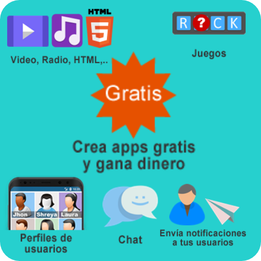 Crear Aplicaciónes Android Gratis - App Creator icon
