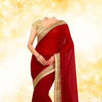 Women Saree Photo Suit on 9Apps