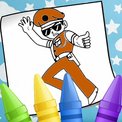 Coloring Little Singham icon